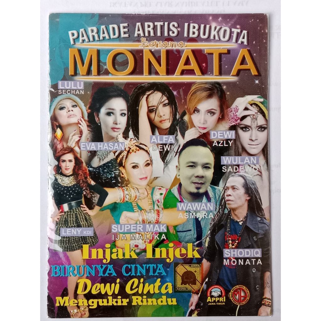 VCD Dangdut Parade Artis Ibukota OM Monata Injak Injek