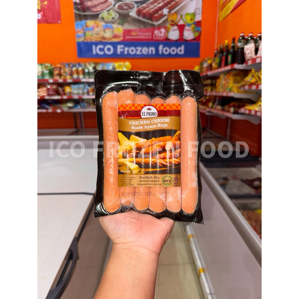 El Primo Chicken Cheese Sausage 360 Gram