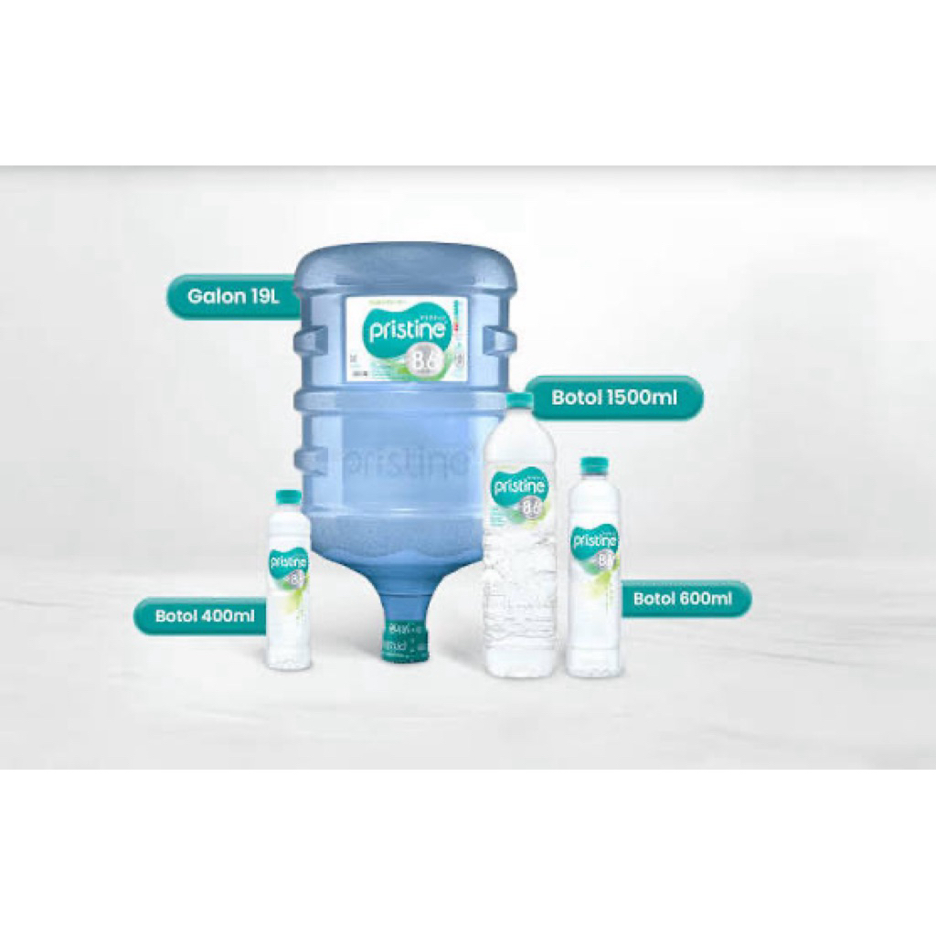 Pristine Galon 19 liter - refill galon prestine - galon kosong