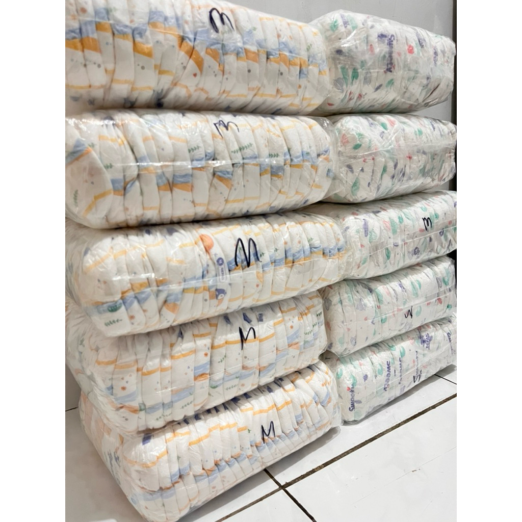 Popok/Pempers Bayi Anak Non Kemasan Curah Tipe Celana isi 50 pcs Ukuran S,M,L,XL,XXL Terlaris