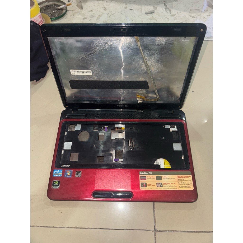 casing toshiba L745 pulset mulus