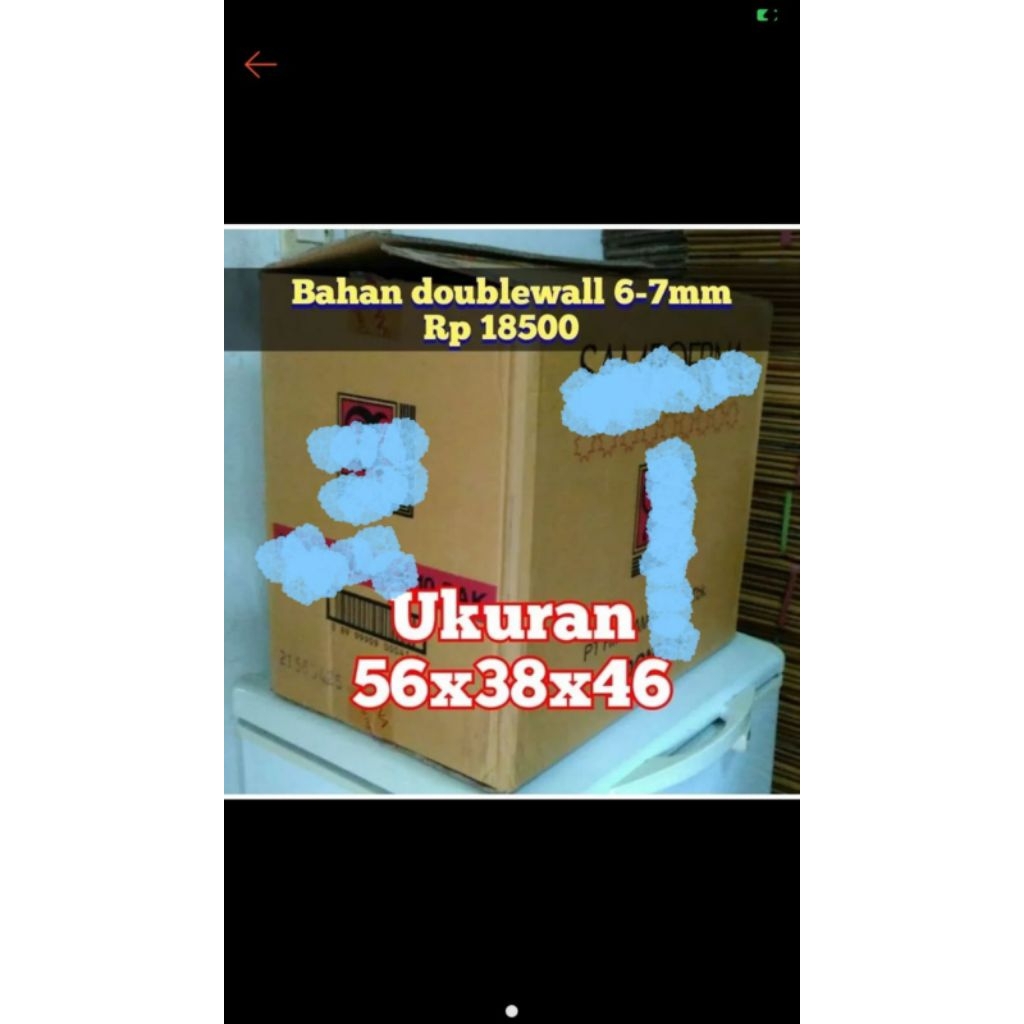 kardus bekas pindahan besar box  jumbo kuat
