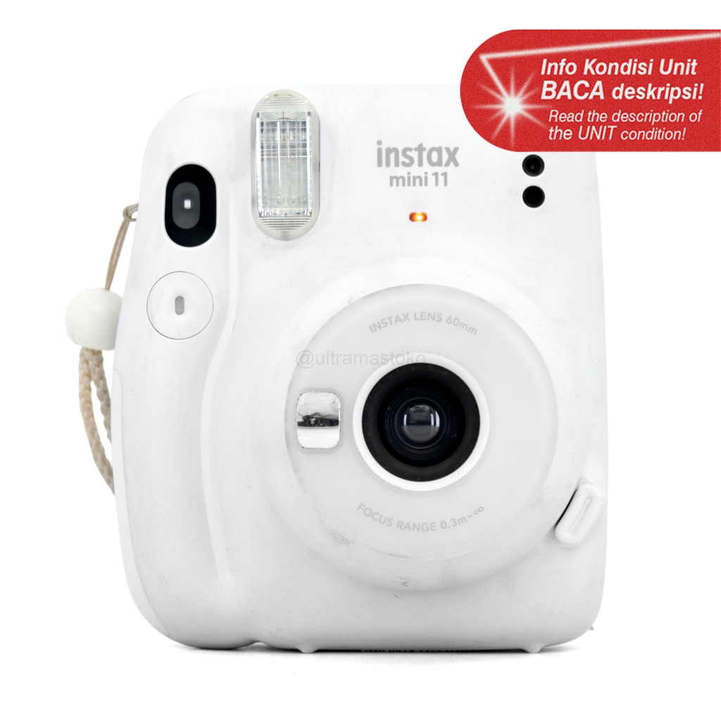 Kamera Film Instan - FUJiFILM instax mini 11 (Putih) - Foto Polaroid Langsung Jadi