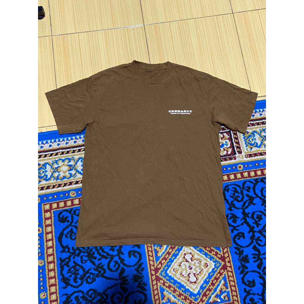 Tshirt Carhartt Work In Progress Dark Brown - size L