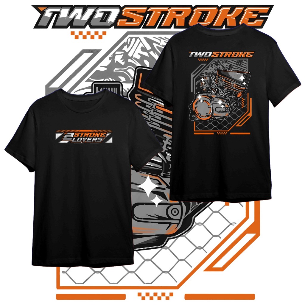 Kaos 2 Stroke Lovers 2 Tak Rx King | Kaos Pecinta Motor 2tak Kaos Dewasa Pria Wanita Keren Terbaru D
