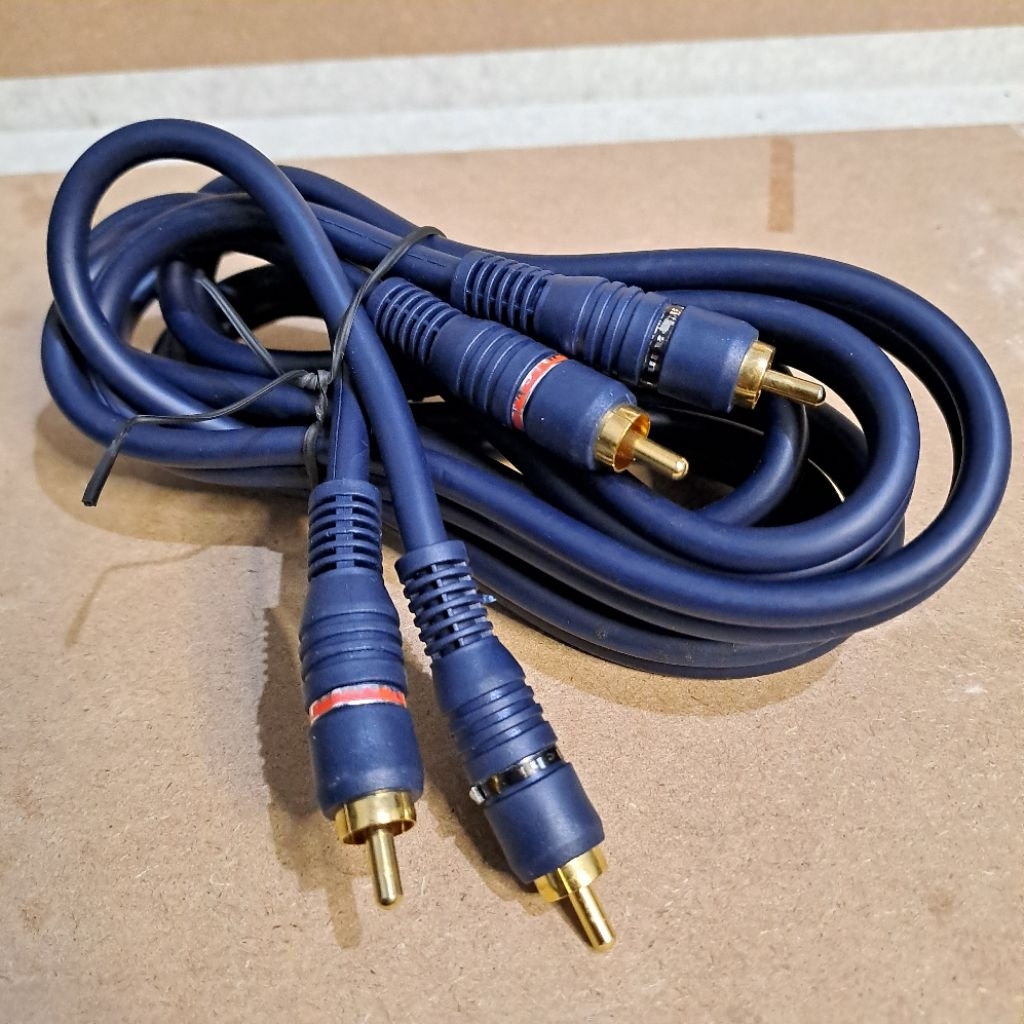 KABEL RCA KABEL AUX KABEL AUDIO KABEL GOLD RCA PANJANG 1.8M KABEL AUDIO BERKUALITAS
