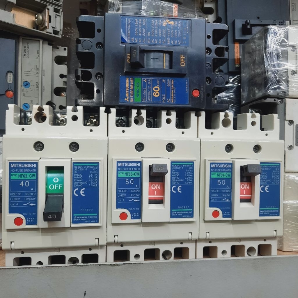 mccb breaker nfb mitsubishi nf50-  20a 30a 40a 50a 60a