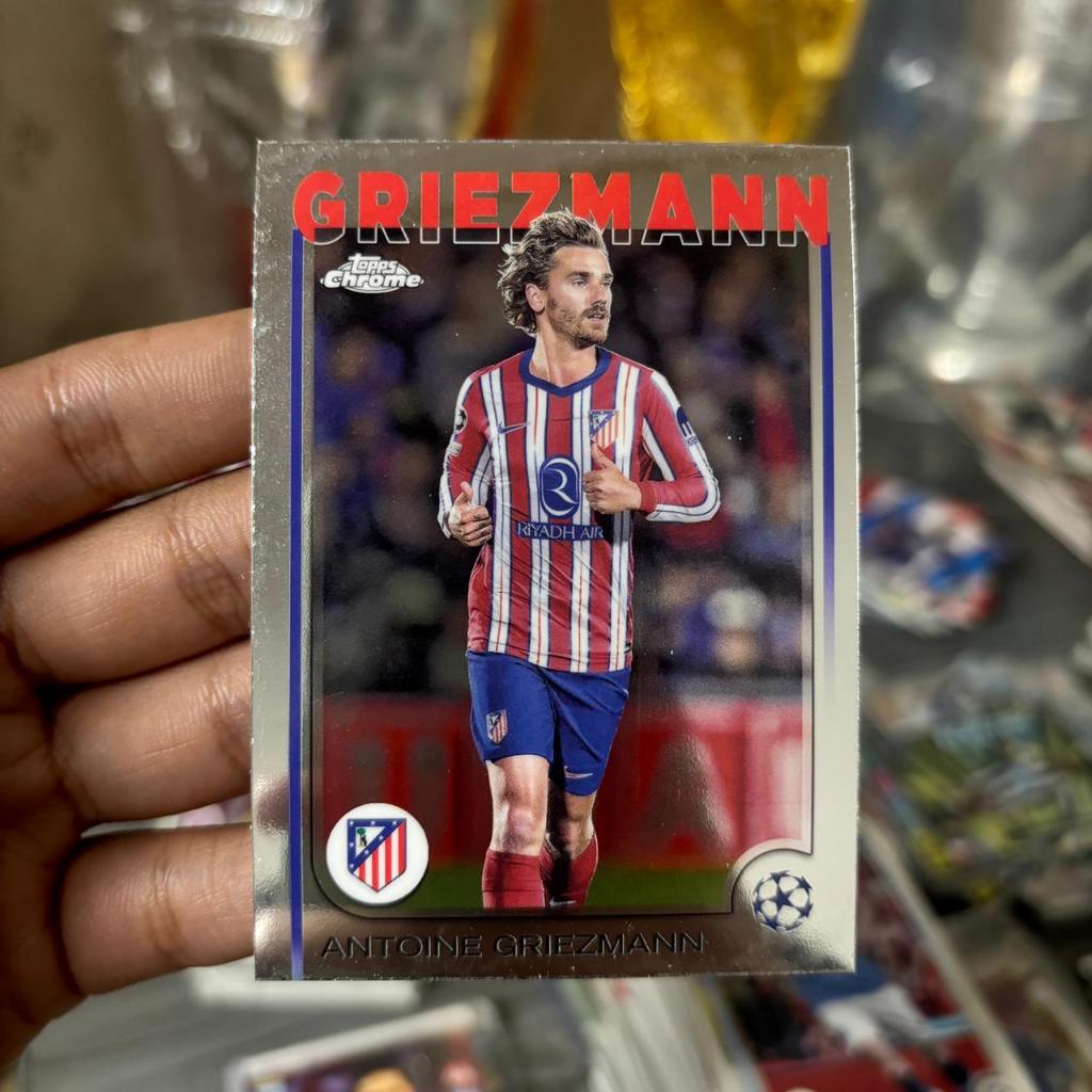 Kartu Bola Griezmann Topps Chrome Atletico Madrid Original