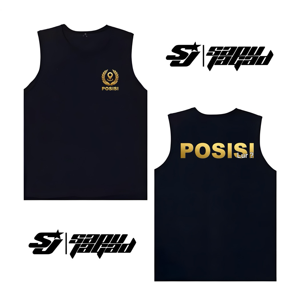 Singlet POSISI LUR Free Stiker