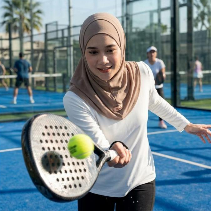RUMA Hijab Sports - Bergo Sports Dengan Tali