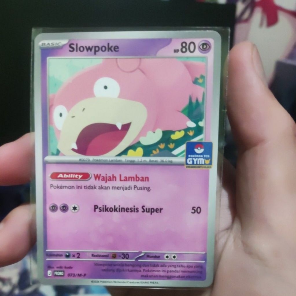 Slowpoke promo Gym pokemon tcg indo