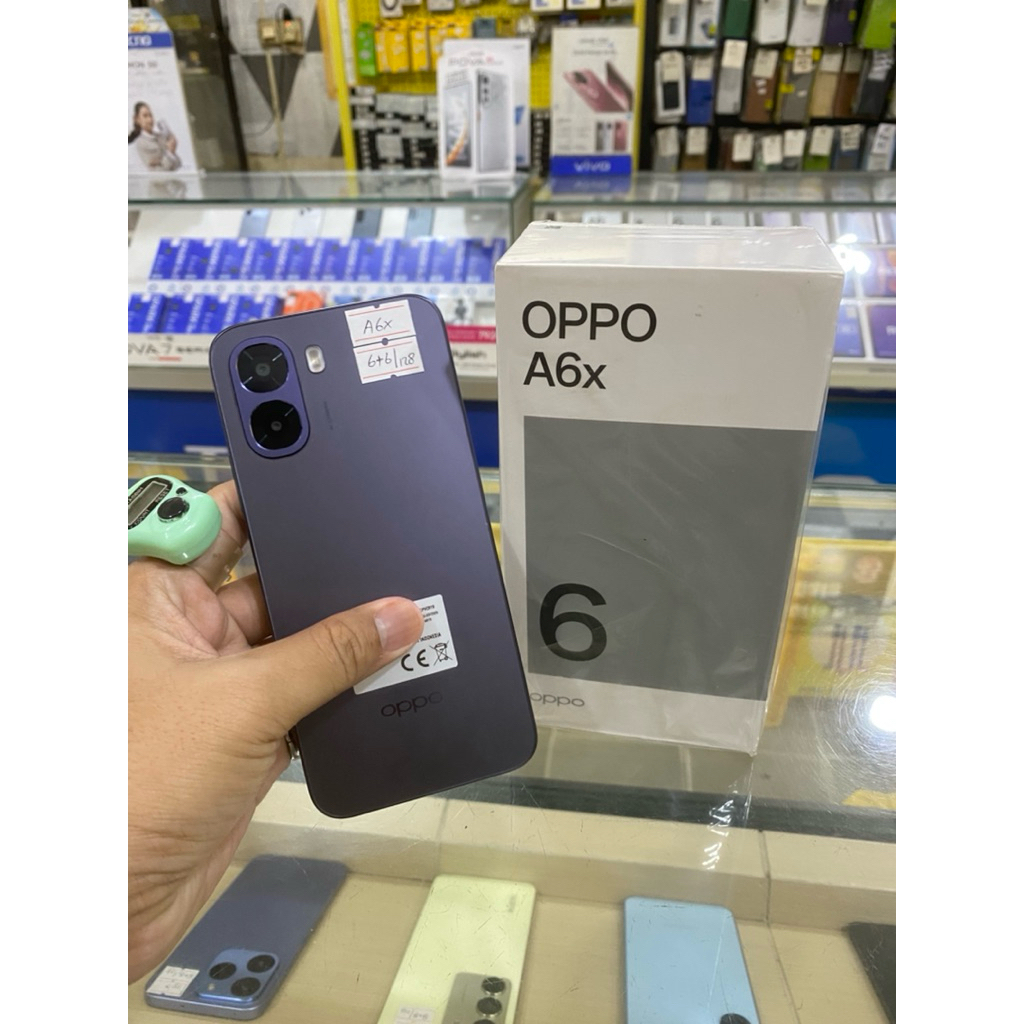 SECOND OPPO A6x 6+6/128 100% GARANSI RESMI OPPO INDONESIA