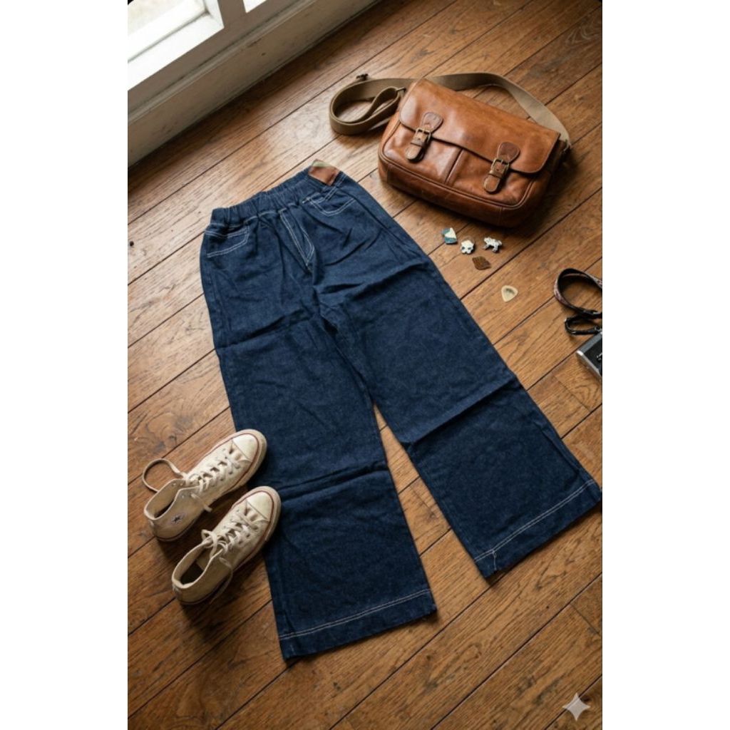 Celana jeans anak cewek tanggung junior jeans panjang premium import