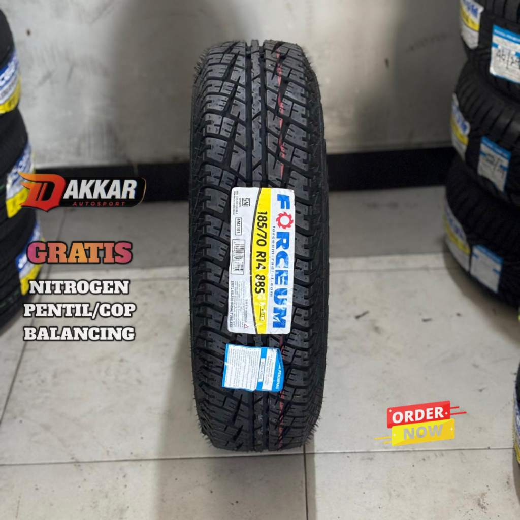 Ban Mobil Ring 14 Tubeles 185 70 R14 Forceum Atz Ban Semi OffRoad Ukuran 185 70 14 Avanza Xenia Dll