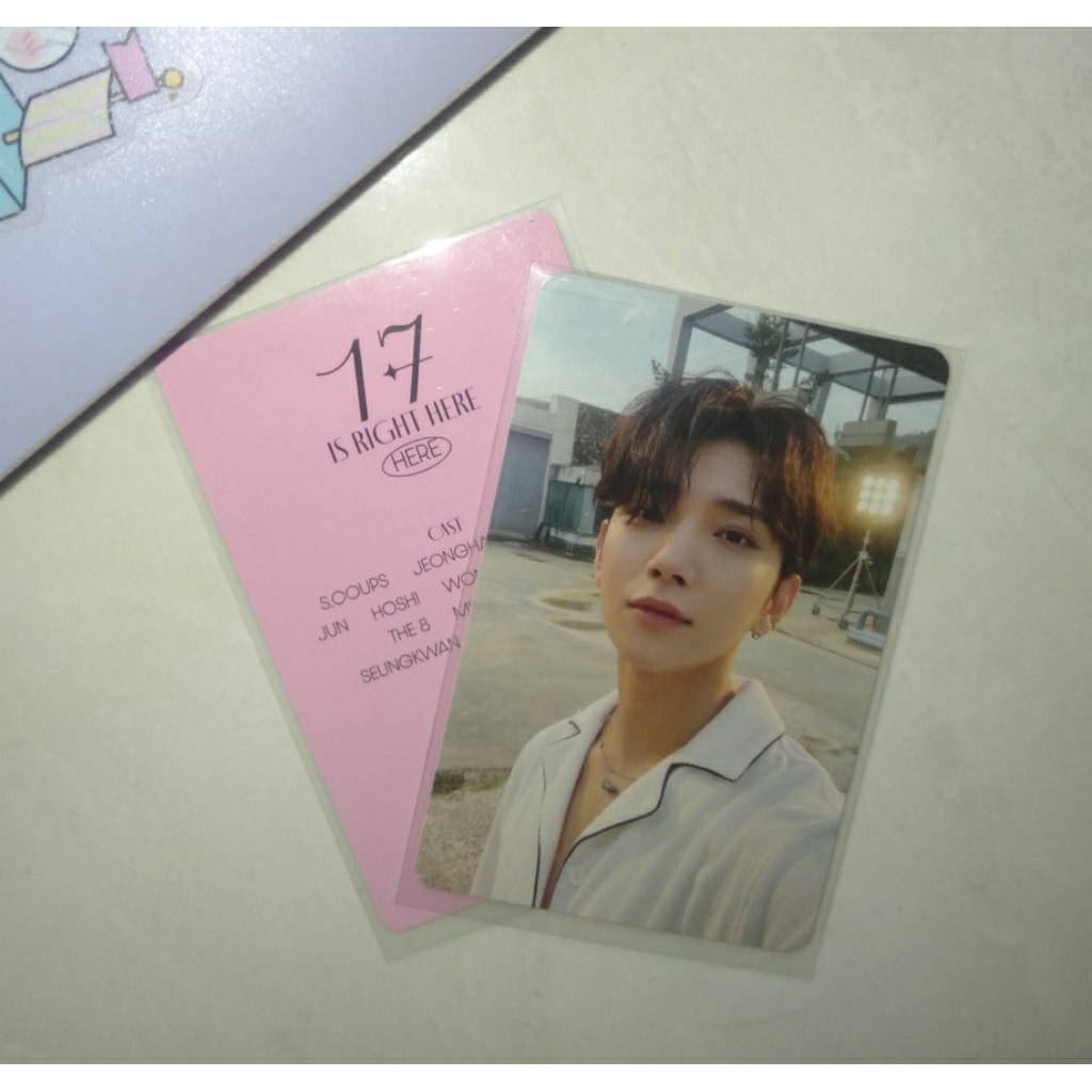SEVENTEE JOSHUA PIYAMA LUCKY DRAW ALADDIN WEVERSE SECTOR17 PHOTOCARD