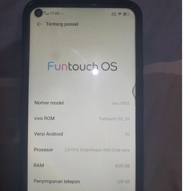 hp murah VIVO Y50 ram 8/128 mesin segel backdor baru mulus tinggal pakai