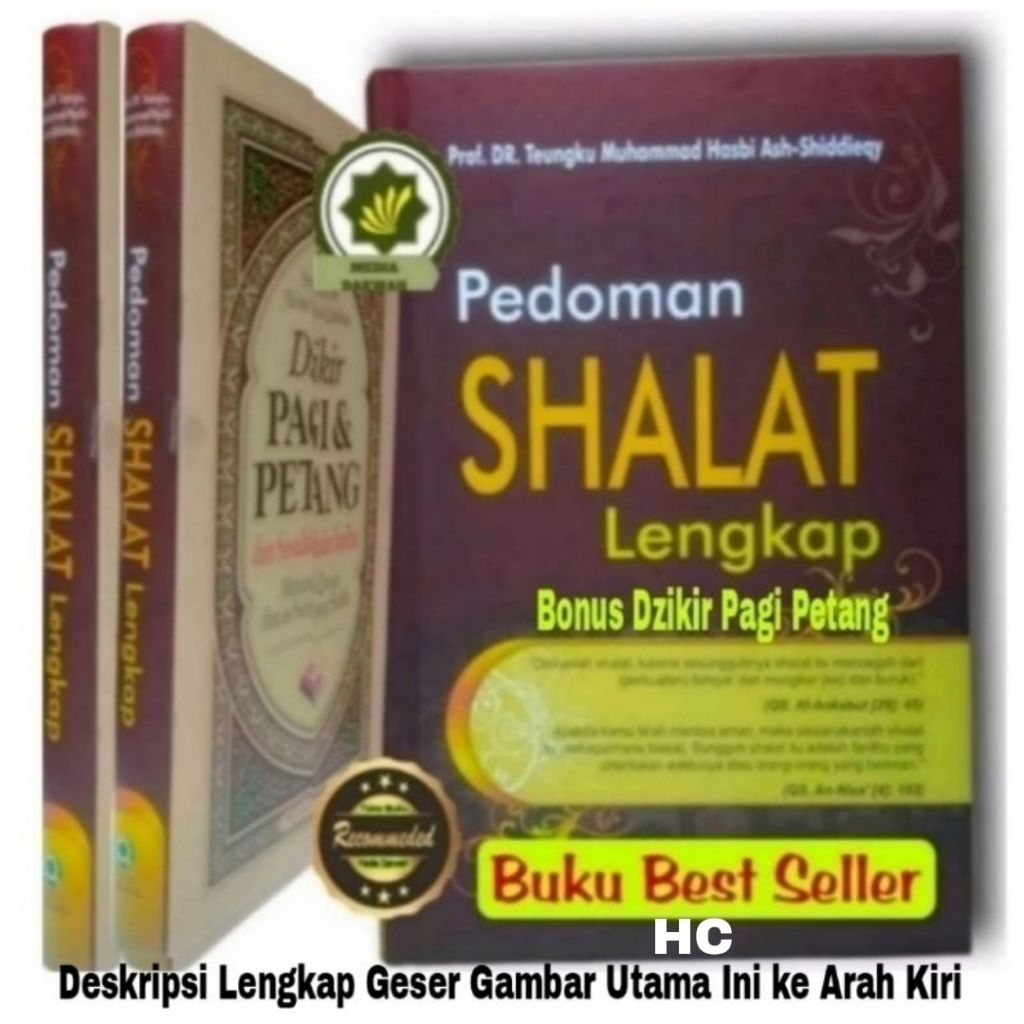 Buku PEDOMAN SHALAT Lengkap HC + Bonus Buku Zikir Wirid Setelah Shalat Panduan Sholat Lengkap Bimbin