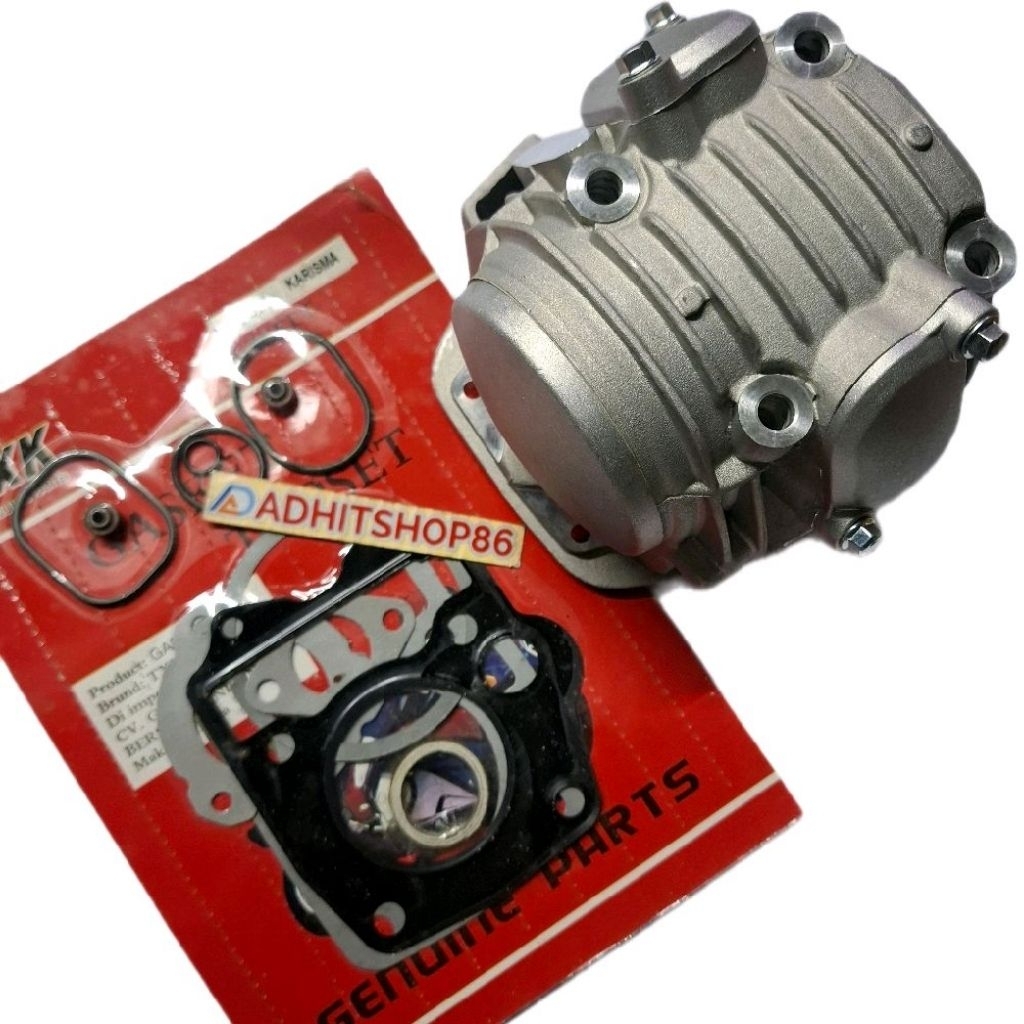 (Bonus paking) CYLINDER HEAD KARISMA SUPRA X 125 KIRANA BLOCK HEAD BLOCK KLEP SUPRA X 125 KIRANA KAR