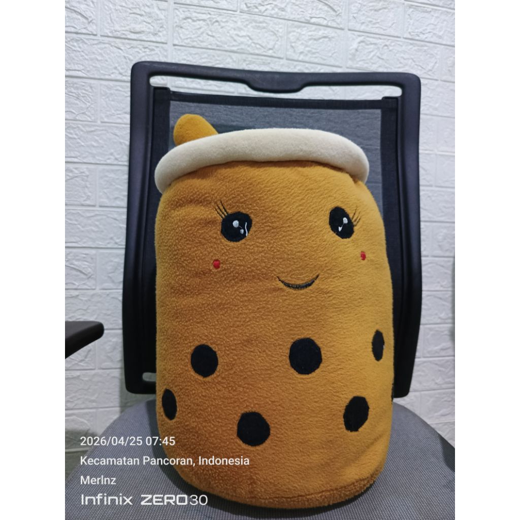 Boneka boba jumbo warna Coklat