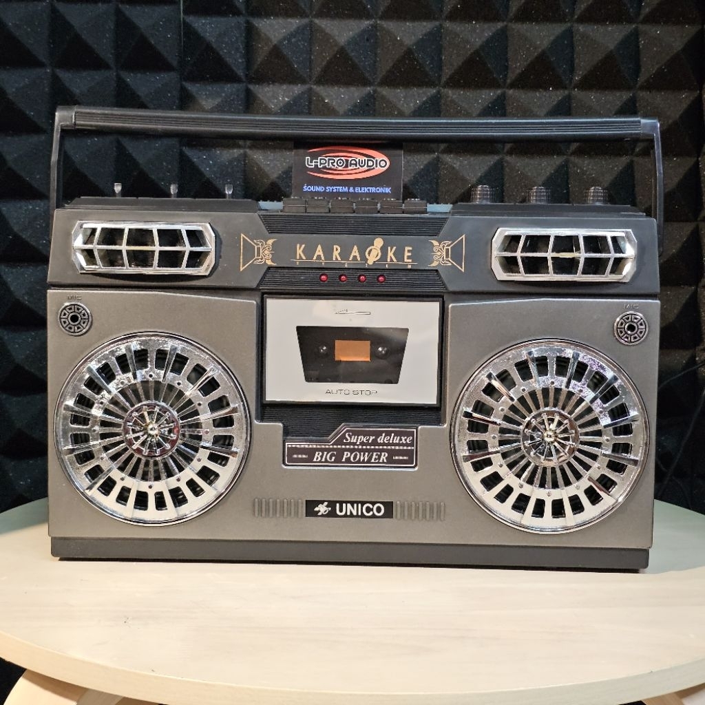 Tape Compo Boombox UNICO Satellite SC-301 Cassette player kaset pita New NOS