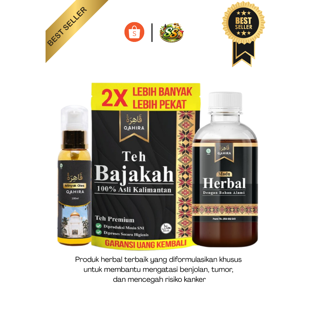 Qahira Minyak Oles Madu Herbal Teh Bajakah Untuk Benjolan Tumor Lipoma Reaksi Cepat Dan Ampuh