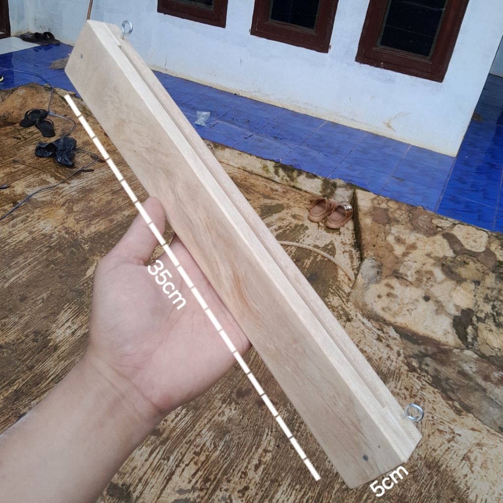 rak pisau gantung kayu-tempat pisau kayu/tempat pisau estetik