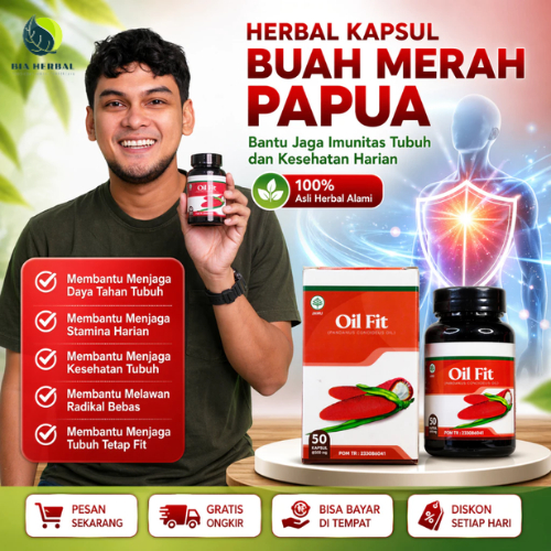 Jamu Buah Merah Papua Herbal Kesehatan Imunitas Tubuh 100% Asli