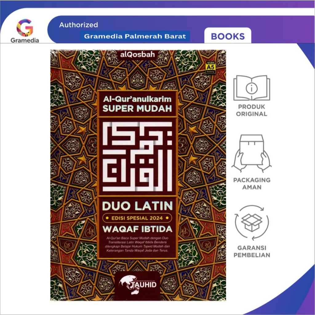 Al Qur'an Qosbah Duo Latin Waqaf Ibtida A5