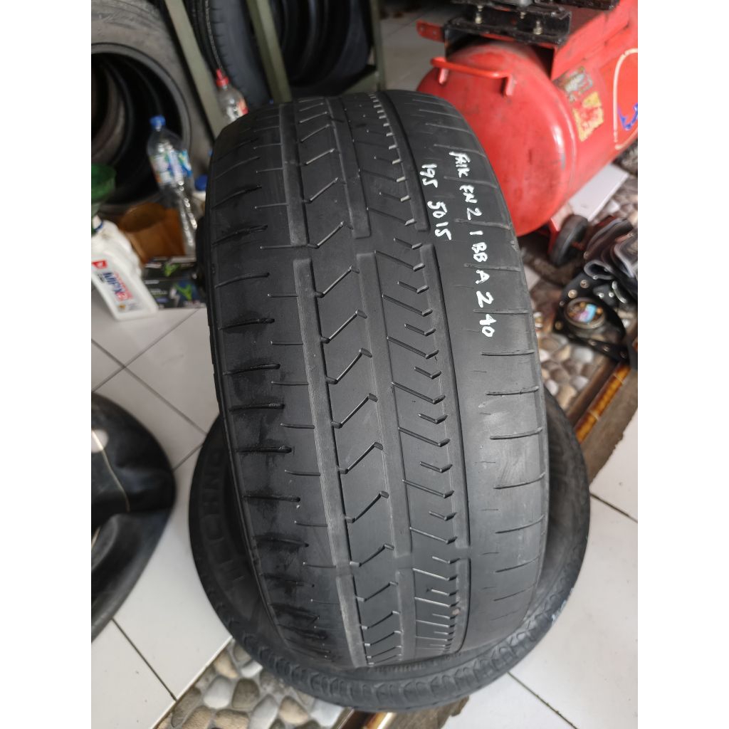 Ban bekas garitan Falken 195 50 R15 Sincera SN832i tambalan 1 tahun pembuatan 2021 BBA