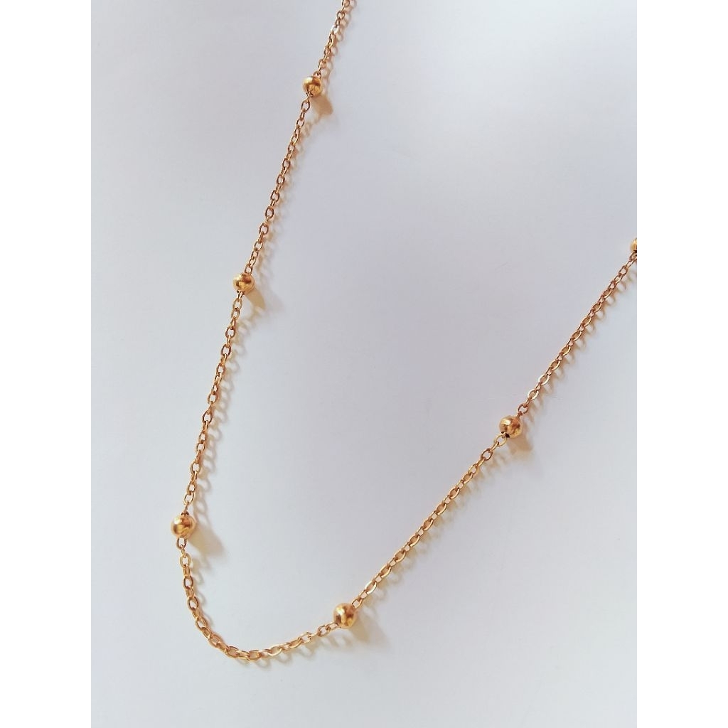 Kalung Emas Rantai Jedar Emas Asli