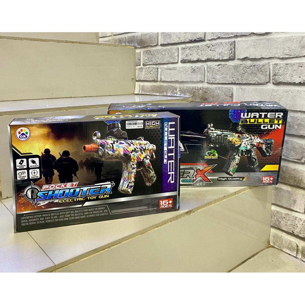 Mainan Tembakan Gel / Senapan Mainan Peluru Gel Shooter Electric Toy Gun / Tembakan Hight Quality Wa