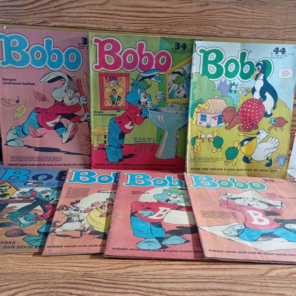 Majalah jadul anak Bobo tahun 1979-1981