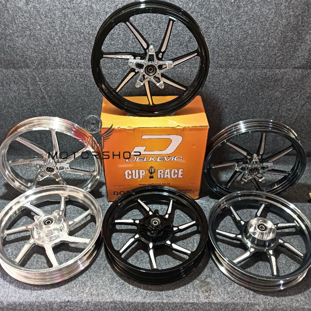 VELG DELKEVIC X-7 RACING DND ORIGINAL CNC RING 17 250x17 300x17 CBR 150 NEW CB NEW R15 OLD R15 NEW V