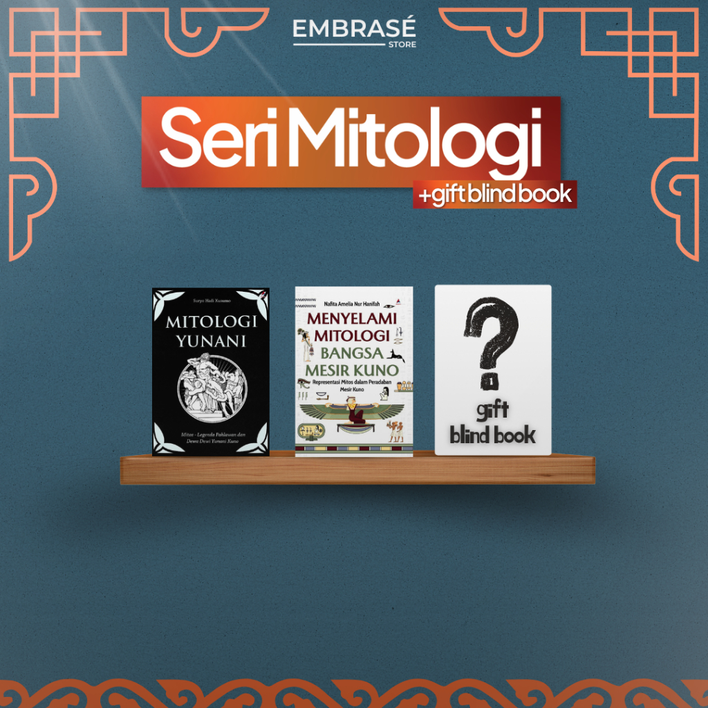 PAKET BUNDLING MITOLOGI : MITOLOGI YUNANI & MENYELAMI MITOLOGI BANGSA MESIR KUNO + BLIND BOOKS - Emb