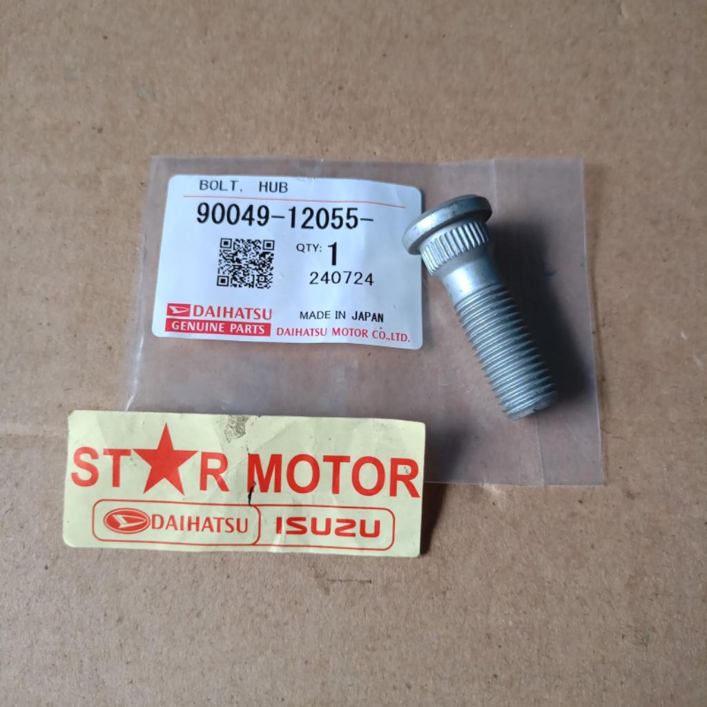 Baut roda avanza,baut roda granmax,baut roda xenia,baut roda rush dan terios original