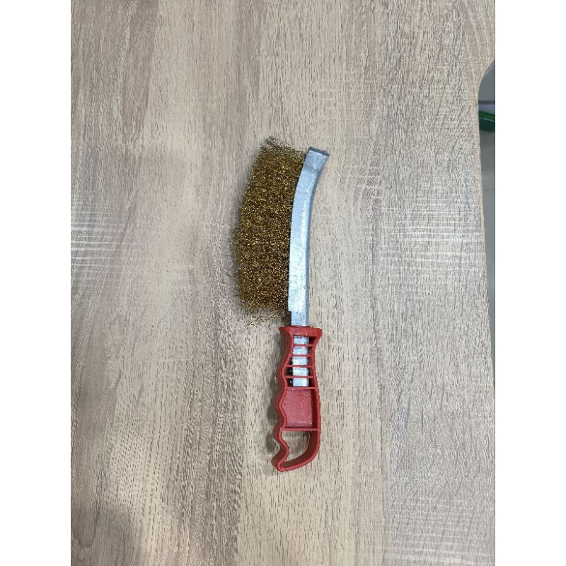 Sikat Kawat Baja Kuningan BENGKOK LENGKUNG ModelGOLOK