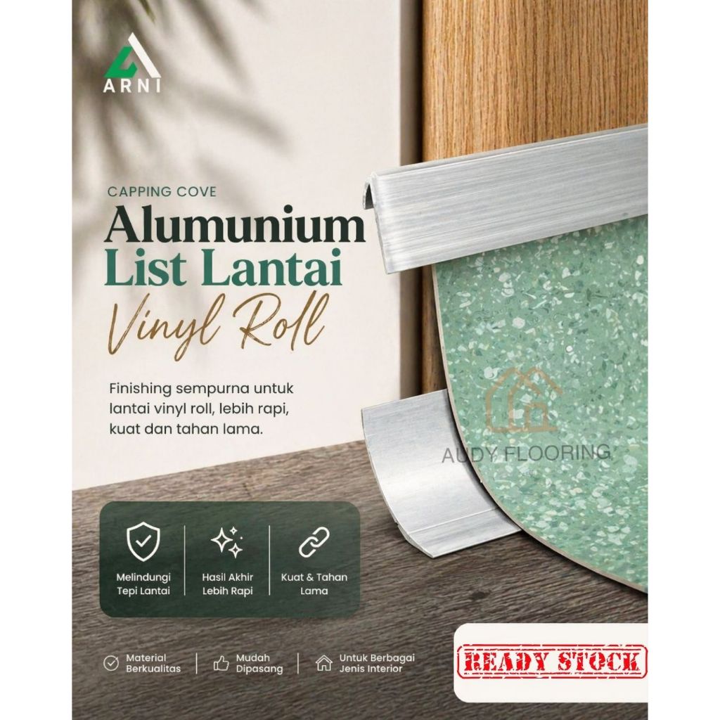 Capping & Cove Aluminium Vinyl Roll Rumah Sakit | Aksesoris Vinyl Roll Rumah Sakit | Finishing Vinyl