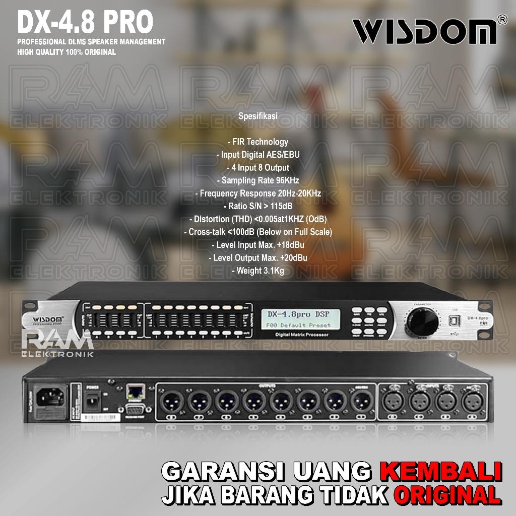 DLMS Speaker Management WISDOM DX 4.8 PRO | DX48PRO | DX 4.8PRO Original