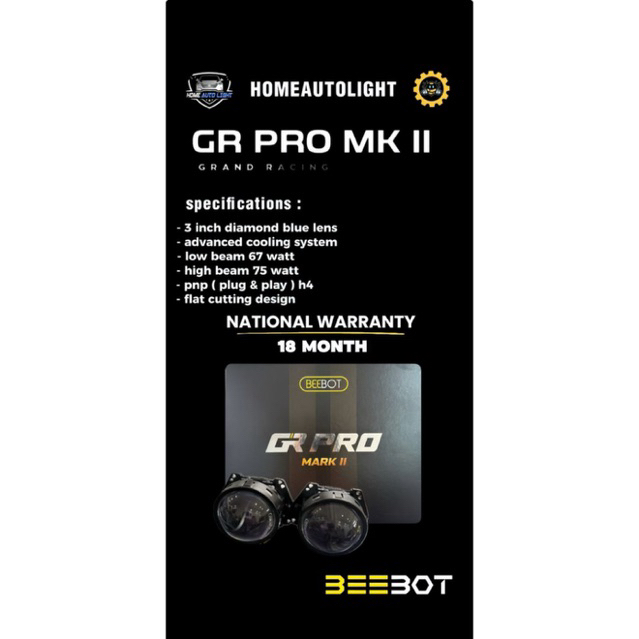 BEEBOT GR PRO MK II BILED PROJIE 3 INCH