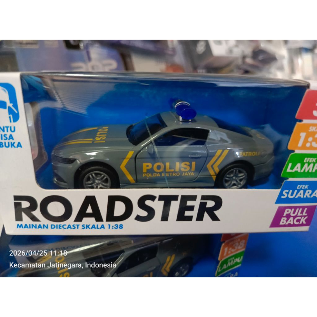 Mainan Diecast Mobil Polisi