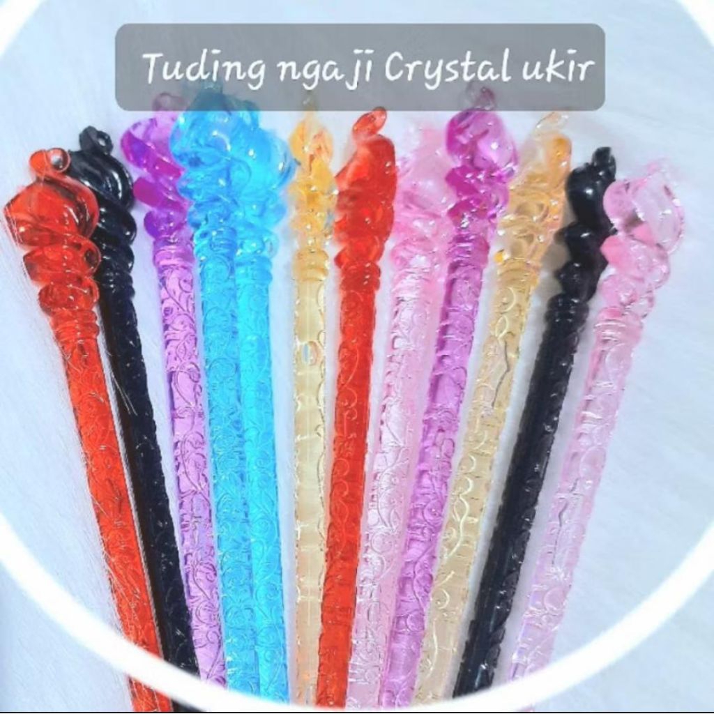 Petunjuk Ngaji Tuding Ngaji Ukir Crystal 1 Pcs