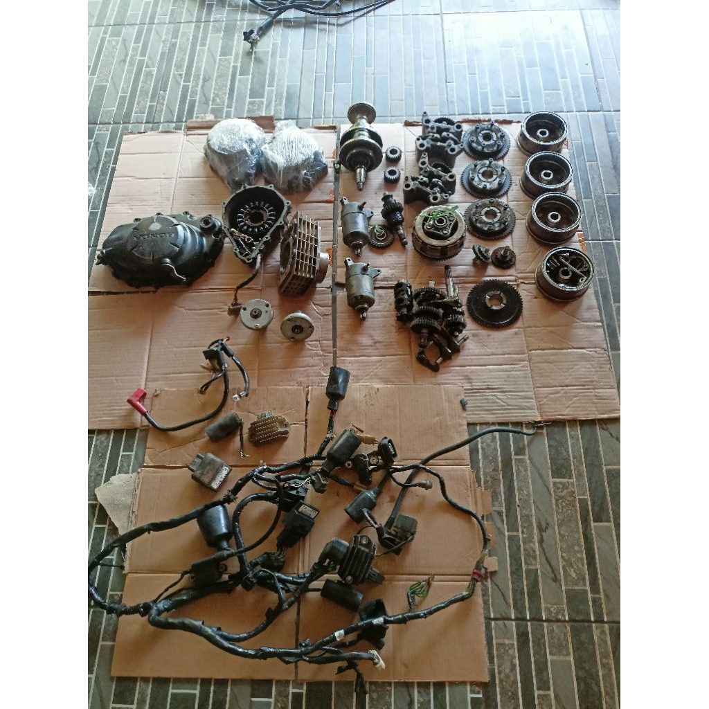 3 set rasio New Honda MegaPro kondisi copotan dari motor