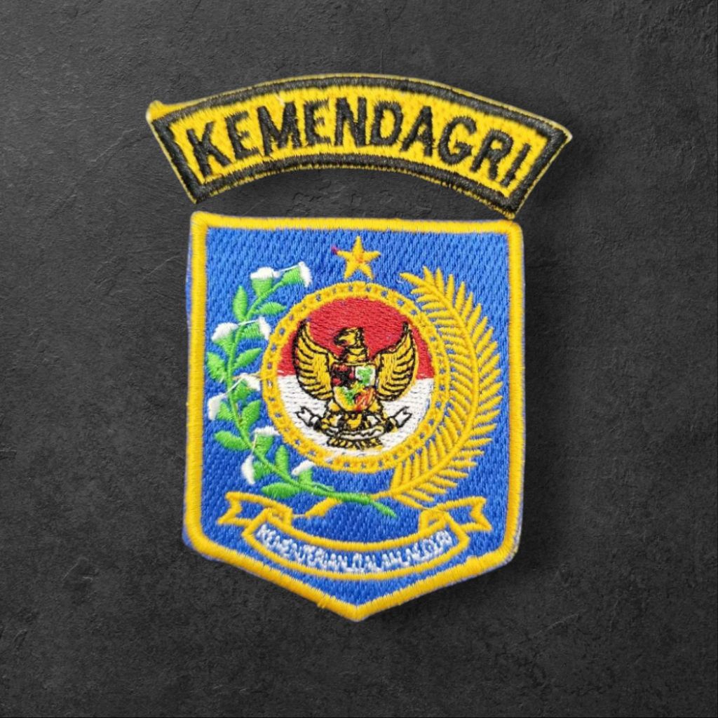 Logo Kemendagri / Logo Bordir Kemendagri / Bordir Kemendagri / Bordir Logo Kemendagri / Logo Bordir 