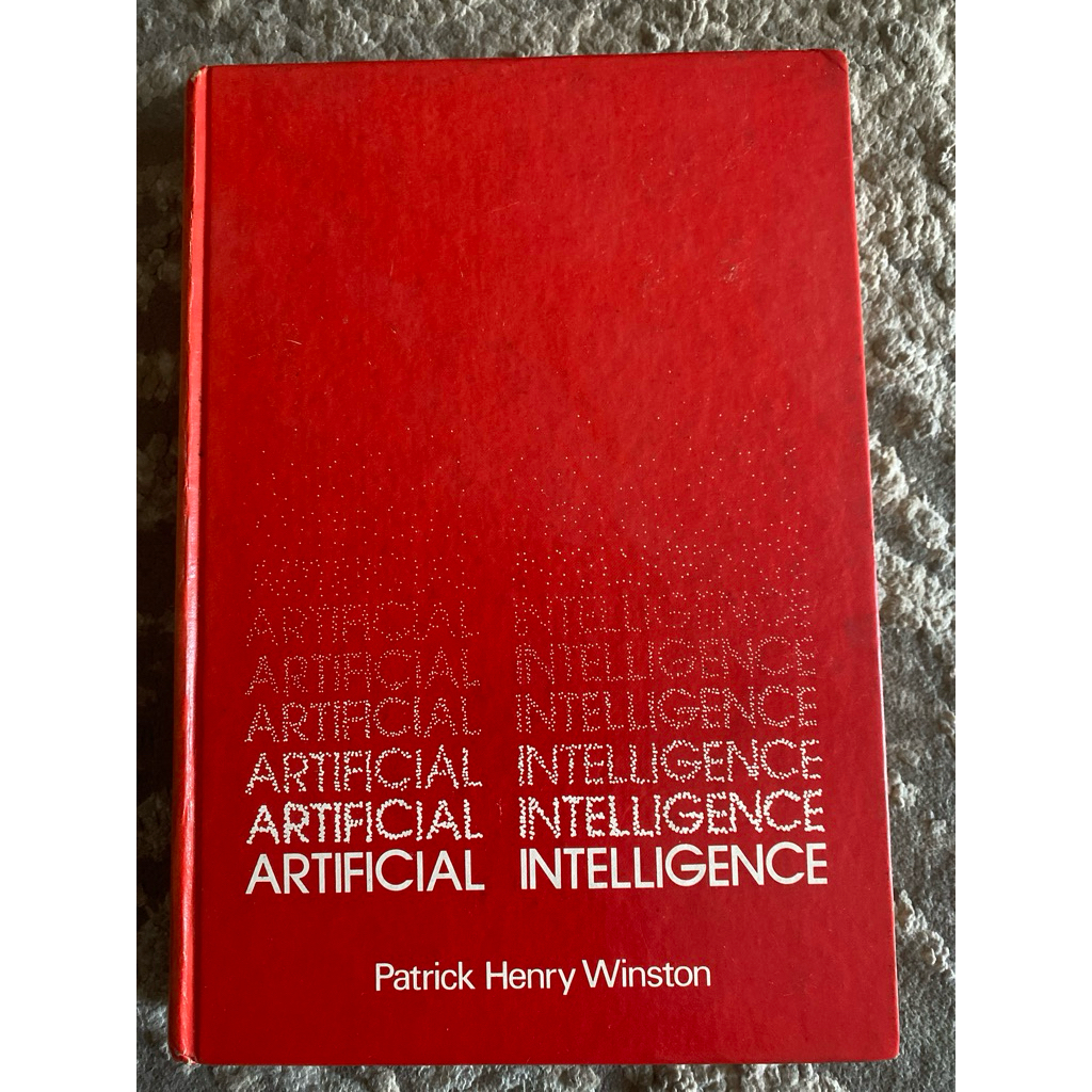 Artificial Intelligence by Patrick Henry Winston. Original copy.