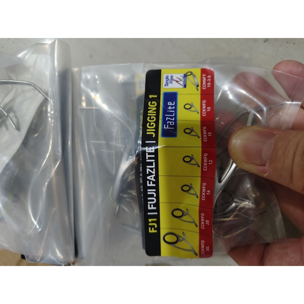 ring joran pancing type fuji set untuk jigging Fj1 set jigging