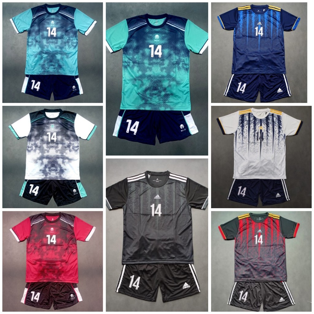 Setelan Timset Futsal 12 Pemain / Jersey Futsal Dewasa /Kaos Tim Sepak Bola Isi 12 Pemain / Kaos Tim