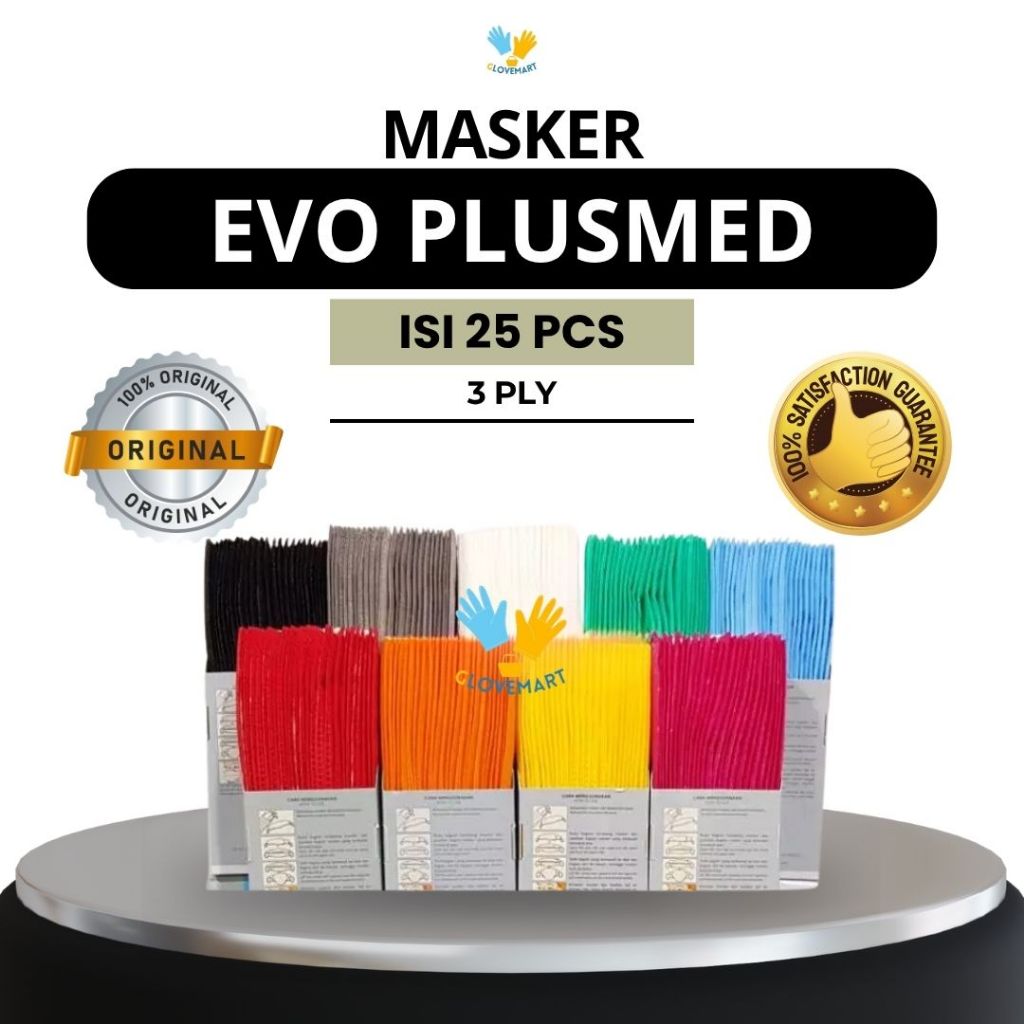 Masker Evo Plusmed / Masker Evo / Masker Earloop / Masker Medis / Masker Medis Evo