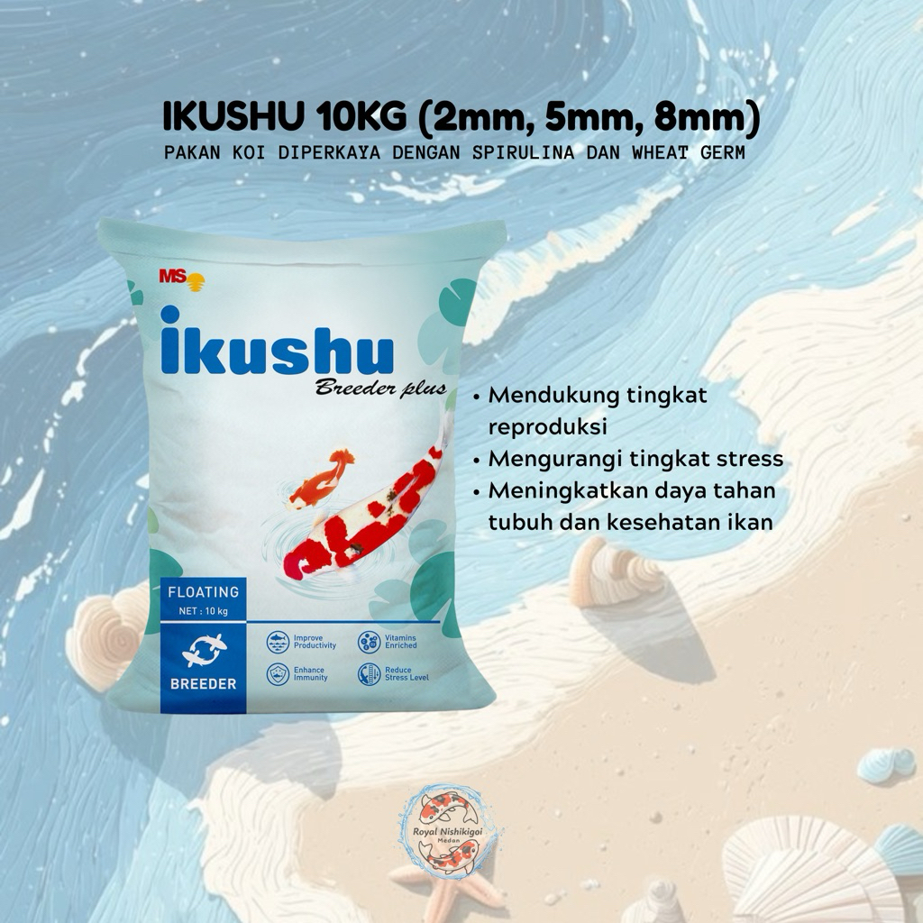 ikushu pelet ikan pakan ikan koi