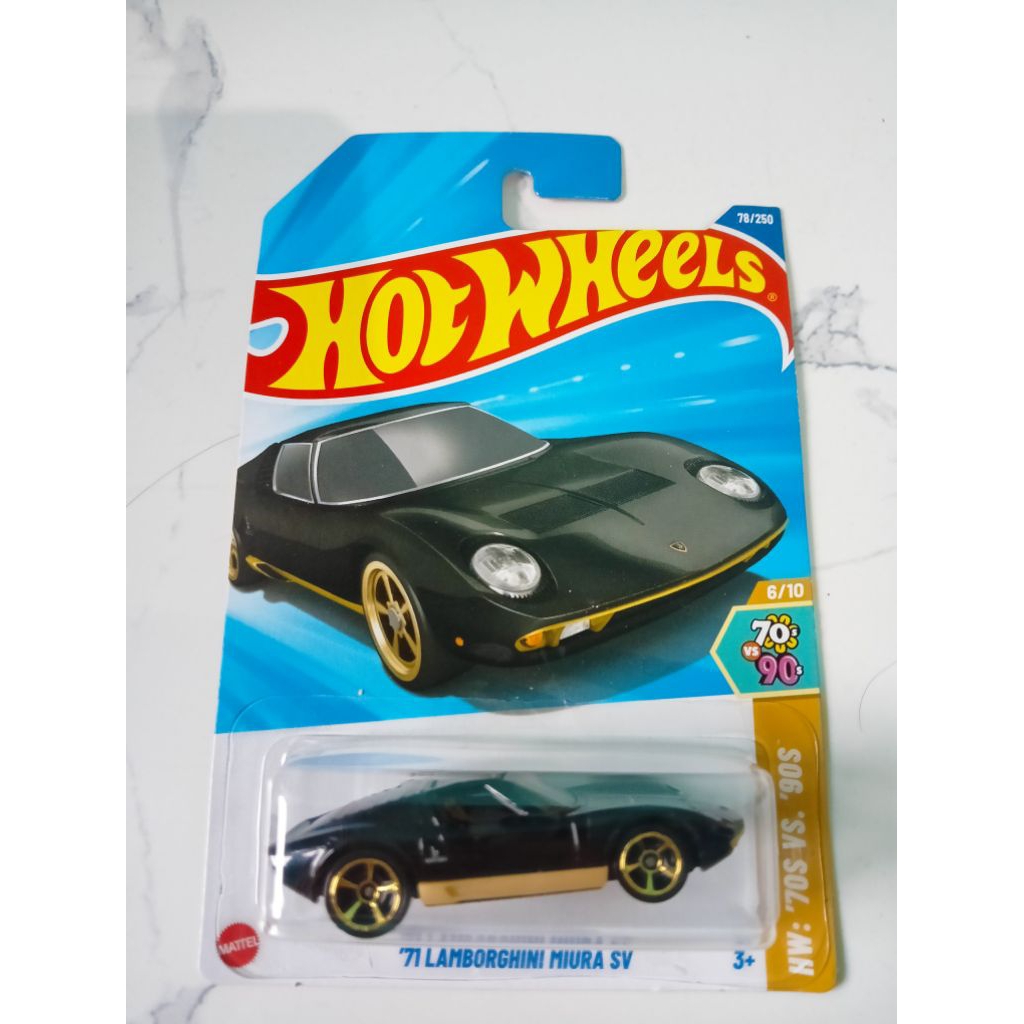 Hotwheels '71 Lamborghini Miura Sv