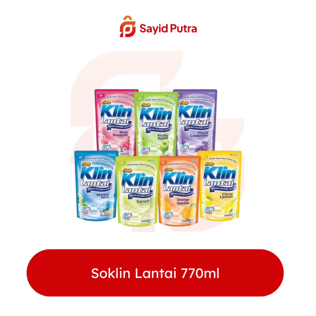 Soklin Lantai Refill 770ml